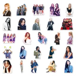 10/30/50PCS MAMAMOO Cartoon Classic Korean Girl Group Mix Sticker DIY Phone Laptop Luggage Skateboard Graffiti Decals Fun