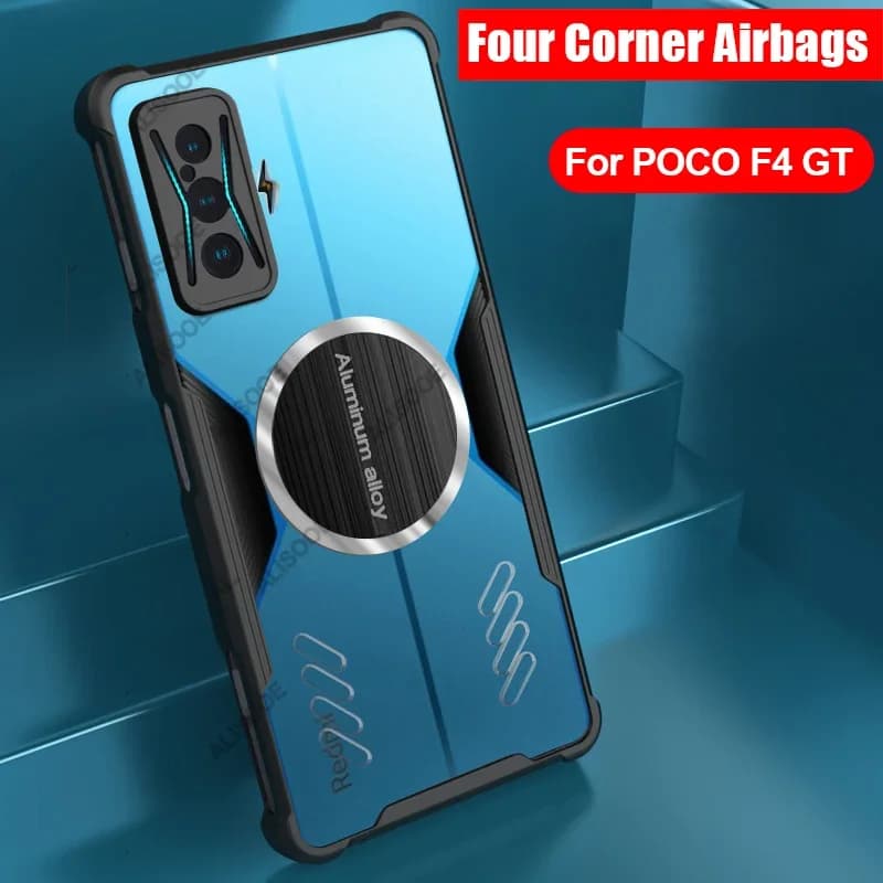 For POCO F4 GT Case Transparent Clear Heat Dissipation Protection Back Cover for POCO F4 GT Case