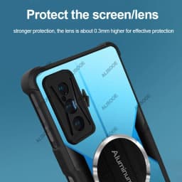 For POCO F4 GT Case Transparent Clear Heat Dissipation Protection Back Cover for POCO F4 GT Case