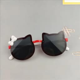 Summer Children Cute Kitty Sunglasses Acrylic Bow Outdoor UV Protection Sun Glasses Baby Girls Classic Kids Boy UV400 Eyewear
