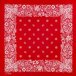 New Design Flower Black Paisley Hip Hop 100% Cotton Square Bandana Scarf Unisex Headband Gifts For Men/Boys/Girls