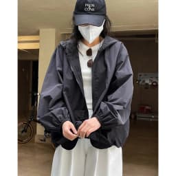 HanOrange Quick-Dry Hooded Zipper Windbreaker Women 2026 Loose Thin Light Transparent Sunscreen Jacket Outdoor Commuting