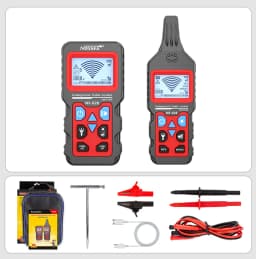 NOYAFA NF-826 Underground Cable Tester Wire Tracker LCD Display Cable Locator Detect Wall Electrical Lines Locator Cable Finder