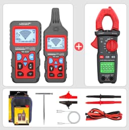 NOYAFA NF-826 Underground Cable Tester Wire Tracker LCD Display Cable Locator Detect Wall Electrical Lines Locator Cable Finder