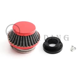 Pocket Bike Air Filter with Connector for 47cc 49cc 2stroke engine carb carburetor Mini Quad ATV Dirt Bike MiniMoto Go Kart Quad