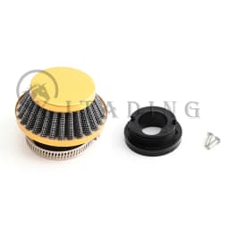 Pocket Bike Air Filter with Connector for 47cc 49cc 2stroke engine carb carburetor Mini Quad ATV Dirt Bike MiniMoto Go Kart Quad
