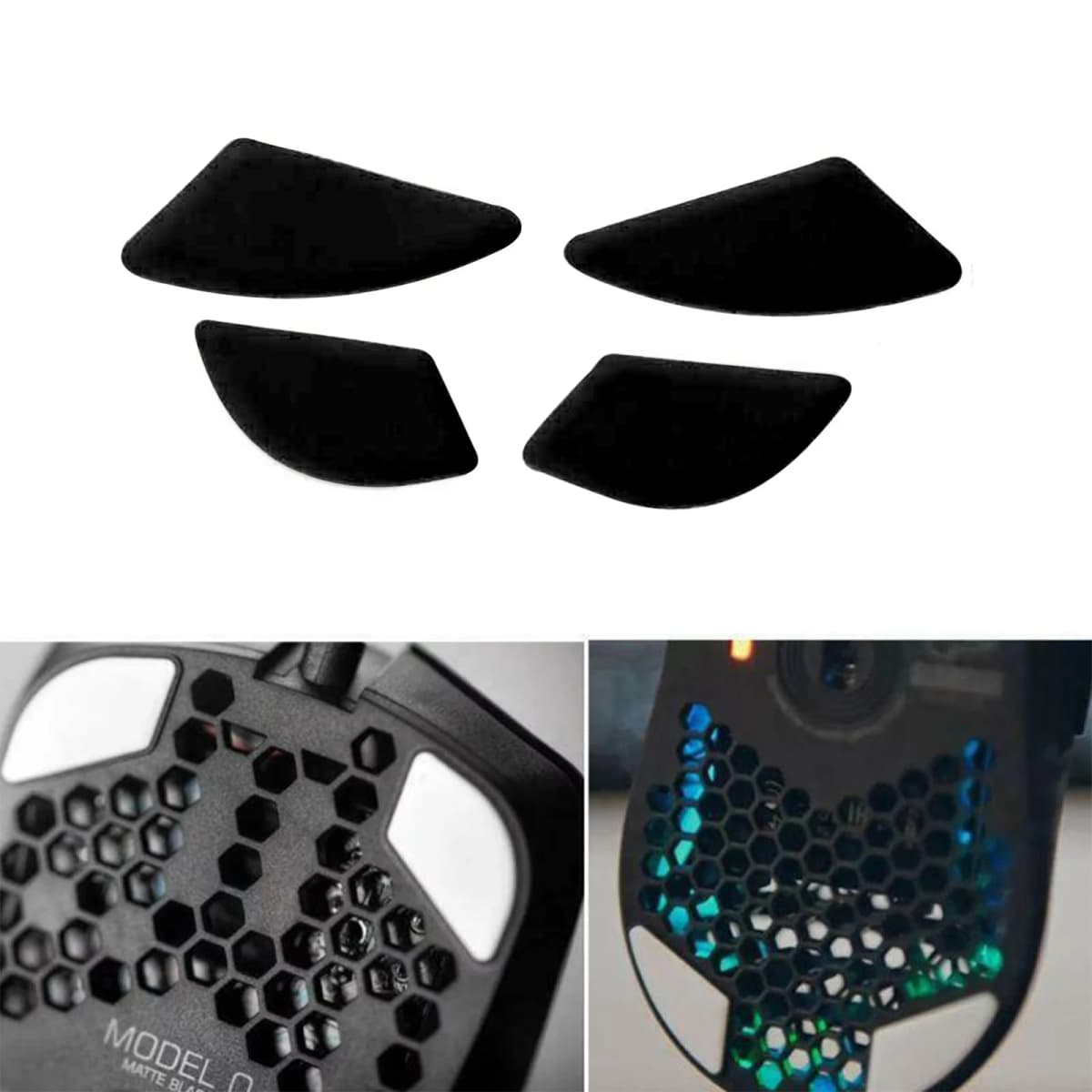 1/2/5 Set 0.6mm Thickness Mouse Skate Smoothness Feet Pad Sticker Replacement Part For Glorious Model O Odin Mouse