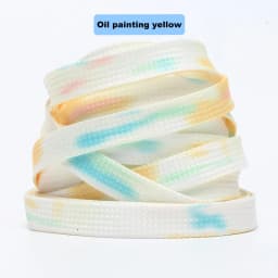 New Tie-dye Non-fading Shoe Laces Casual Shoes Shoelaces for Sneakers Shoe Lace Unisex Flat Boot Laces 120/140/160CM Shoestrings