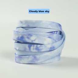 New Tie-dye Non-fading Shoe Laces Casual Shoes Shoelaces for Sneakers Shoe Lace Unisex Flat Boot Laces 120/140/160CM Shoestrings