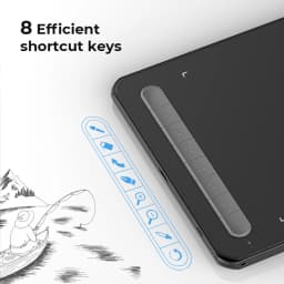 XPPen Deco MW Wireless Digital Drawing Tablets 8*5 inch Graphics Tablet Bluetooth 5.0 Support 60 Tilt Windows Mac Android