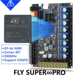 Mellow FLY Super ♾️ Pro Board 3+5 HV 8 Axis 32Bit 550MHz 2oz PCB High-speed For 3D Printer Motherboard RRF/Klipper Voron Vzbot