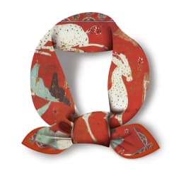 Twill Silk Scarf Woman Deer Painting Square Scarves Wraps Bandana Small Hijab Silk Foulards Tie Headband Neckerchief 53CM