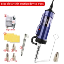 LUXIANZI 30w/40w Powerful Electric Desoldering Pump Suction Tin Vacuum Removal Tool Hand Welding Tools Solder Iron Desolder Gun