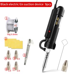 LUXIANZI 30w/40w Powerful Electric Desoldering Pump Suction Tin Vacuum Removal Tool Hand Welding Tools Solder Iron Desolder Gun