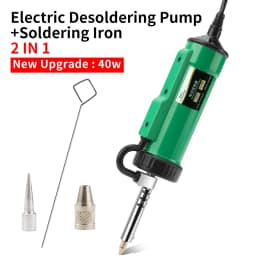 LUXIANZI 30w/40w Powerful Electric Desoldering Pump Suction Tin Vacuum Removal Tool Hand Welding Tools Solder Iron Desolder Gun