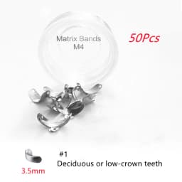 20/50Pc New Dental Matrix Bands Sectional Contoured Metal Matrices Matrix For Teeth Replacement Dentist Tools Dentistry Material