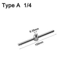 1/4 3/8 1/2 Drive Socket Wrench Extension Sliding T Bar Auto Repair Tool Sleeve Slide Bar Force Applying Rod Pipe Wrench