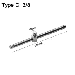 1/4 3/8 1/2 Drive Socket Wrench Extension Sliding T Bar Auto Repair Tool Sleeve Slide Bar Force Applying Rod Pipe Wrench