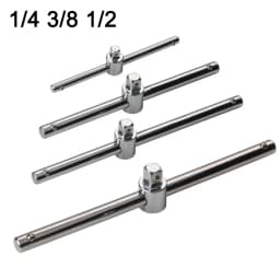 1/4 3/8 1/2 Drive Socket Wrench Extension Sliding T Bar Auto Repair Tool Sleeve Slide Bar Force Applying Rod Pipe Wrench