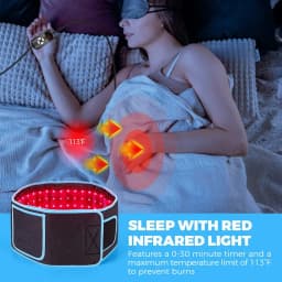 Red &Infrared Light Therapy Belt 850nm 660nm LED Beauty Devices Fo Wrap Burn Fat Face Wrap Slimming Waist Heat Pad Full Body