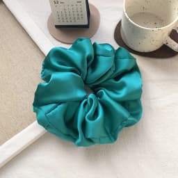 New Oversize Scrunchie Solid Color Satin Hair Accessories for Women Elastic Hair Band Ponytail Holder Ties Rope Hair Accessories