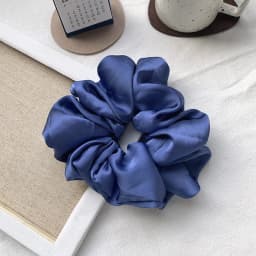 New Oversize Scrunchie Solid Color Satin Hair Accessories for Women Elastic Hair Band Ponytail Holder Ties Rope Hair Accessories