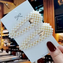 Geometric Handmade Pearls Hair Clips Pin Set For Women Fashion Flower Barrettes Headwear Girls Sweet Hairpins Hair Accessories