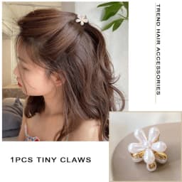 Geometric Handmade Pearls Hair Clips Pin Set For Women Fashion Flower Barrettes Headwear Girls Sweet Hairpins Hair Accessories