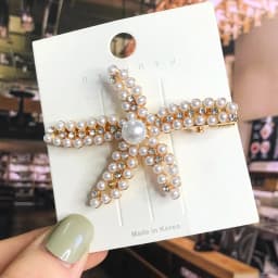 Geometric Handmade Pearls Hair Clips Pin Set For Women Fashion Flower Barrettes Headwear Girls Sweet Hairpins Hair Accessories