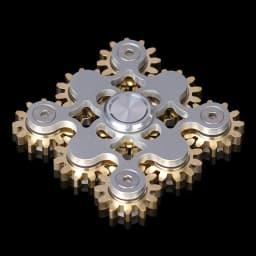 New Gear Linkage Metal Fidget Spinner Copper EDC Hand Spinner Anti Stress Finger Game Fingertip Gyro Toys for Adult Gifts