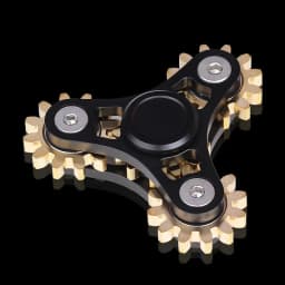 New Gear Linkage Metal Fidget Spinner Copper EDC Hand Spinner Anti Stress Finger Game Fingertip Gyro Toys for Adult Gifts