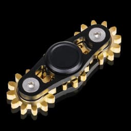 New Gear Linkage Metal Fidget Spinner Copper EDC Hand Spinner Anti Stress Finger Game Fingertip Gyro Toys for Adult Gifts