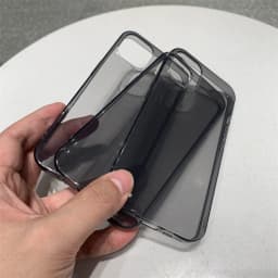 Ultra Thin Black Clear Case For iPhone 18 17 Air 16 Pro Max 15 14 Plus 13 12 Mini 11 XR X XS Transparent Soft TPU Silicone Cover
