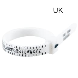 UK USA British American European Standard Measurement Belt Bracelet Rings Sizer Finger Size Screening Jewellery Tool Custom Logo