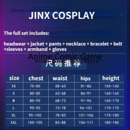 Anime Jinx Arcane Cosplay Costume Crit Jinx Cosplay Loose Cannon Cosplay Outfit Wig Sexy Women Carnival Costume