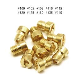 ZSDTRP 10pcs Motorcycle Carburetor M5 Main Jets Slow Pilot Jets For Keihin PWK BD CRS FCR PD PE PJ PWM Carb Parts