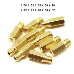 ZSDTRP 10pcs Motorcycle Carburetor M5 Main Jets Slow Pilot Jets For Keihin PWK BD CRS FCR PD PE PJ PWM Carb Parts