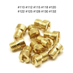ZSDTRP 10pcs Motorcycle Carburetor M5 Main Jets Slow Pilot Jets For Keihin PWK BD CRS FCR PD PE PJ PWM Carb Parts