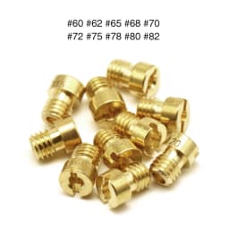ZSDTRP 10pcs Motorcycle Carburetor M5 Main Jets Slow Pilot Jets For Keihin PWK BD CRS FCR PD PE PJ PWM Carb Parts