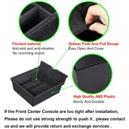 YZ For Tesla Model 3 Model Y 2021-2023 Center Console Organizer Car Tesla Car Armrest Hidden Storage Box Interior Accessories