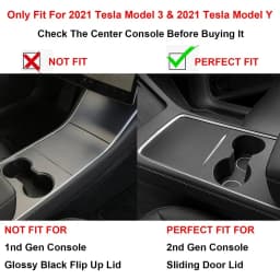YZ For Tesla Model 3 Model Y 2021-2023 Center Console Organizer Car Tesla Car Armrest Hidden Storage Box Interior Accessories
