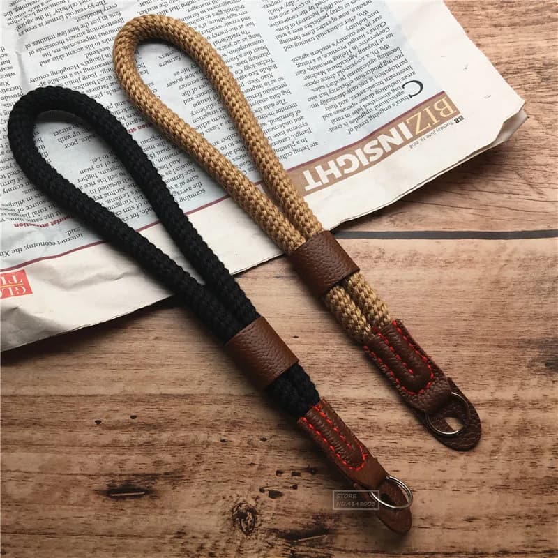 Handmade Nylon Digital Camera Wrist Hand Strap Grip Paracord Braided Wristband Lanyard for Hand Belt Photography Accessory