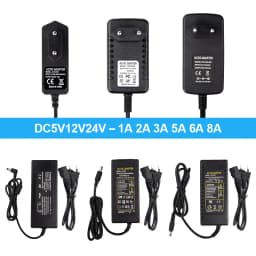 Power Supply Adapter DC 5V 12V 24V Lighting Transformer 1A 2A 3A 5A 6A 8A 10A AC100V-240V Converter Charger For LED Strip CCTV
