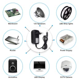 Power Supply Adapter DC 5V 12V 24V Lighting Transformer 1A 2A 3A 5A 6A 8A 10A AC100V-240V Converter Charger For LED Strip CCTV