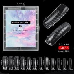 120/100/60 Pcs Nail Forms For UV Gel Quick Building Extension Top Molds Dual Forms Acrylic Nail Art Tips Nails Accessories Tools