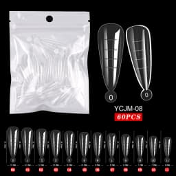 120/100/60 Pcs Nail Forms For UV Gel Quick Building Extension Top Molds Dual Forms Acrylic Nail Art Tips Nails Accessories Tools