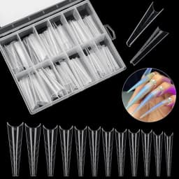120/100/60 Pcs Nail Forms For UV Gel Quick Building Extension Top Molds Dual Forms Acrylic Nail Art Tips Nails Accessories Tools
