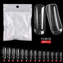 120/100/60 Pcs Nail Forms For UV Gel Quick Building Extension Top Molds Dual Forms Acrylic Nail Art Tips Nails Accessories Tools