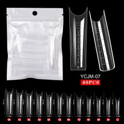 120/100/60 Pcs Nail Forms For UV Gel Quick Building Extension Top Molds Dual Forms Acrylic Nail Art Tips Nails Accessories Tools