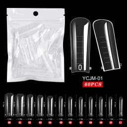 120/100/60 Pcs Nail Forms For UV Gel Quick Building Extension Top Molds Dual Forms Acrylic Nail Art Tips Nails Accessories Tools